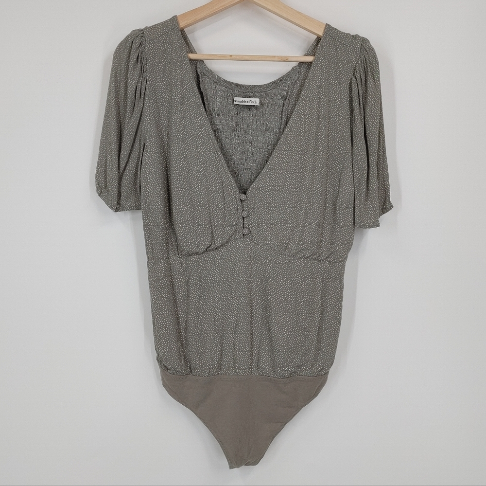 Abercrombie & Fitch Printed Chiffon Bodysuit